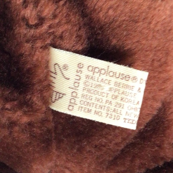 Small brown stuffed bear - Picture 6 of 6